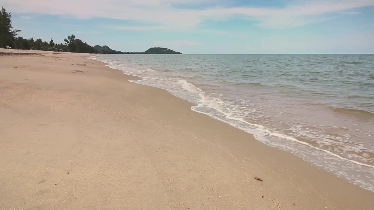 海滩和大海视频下载