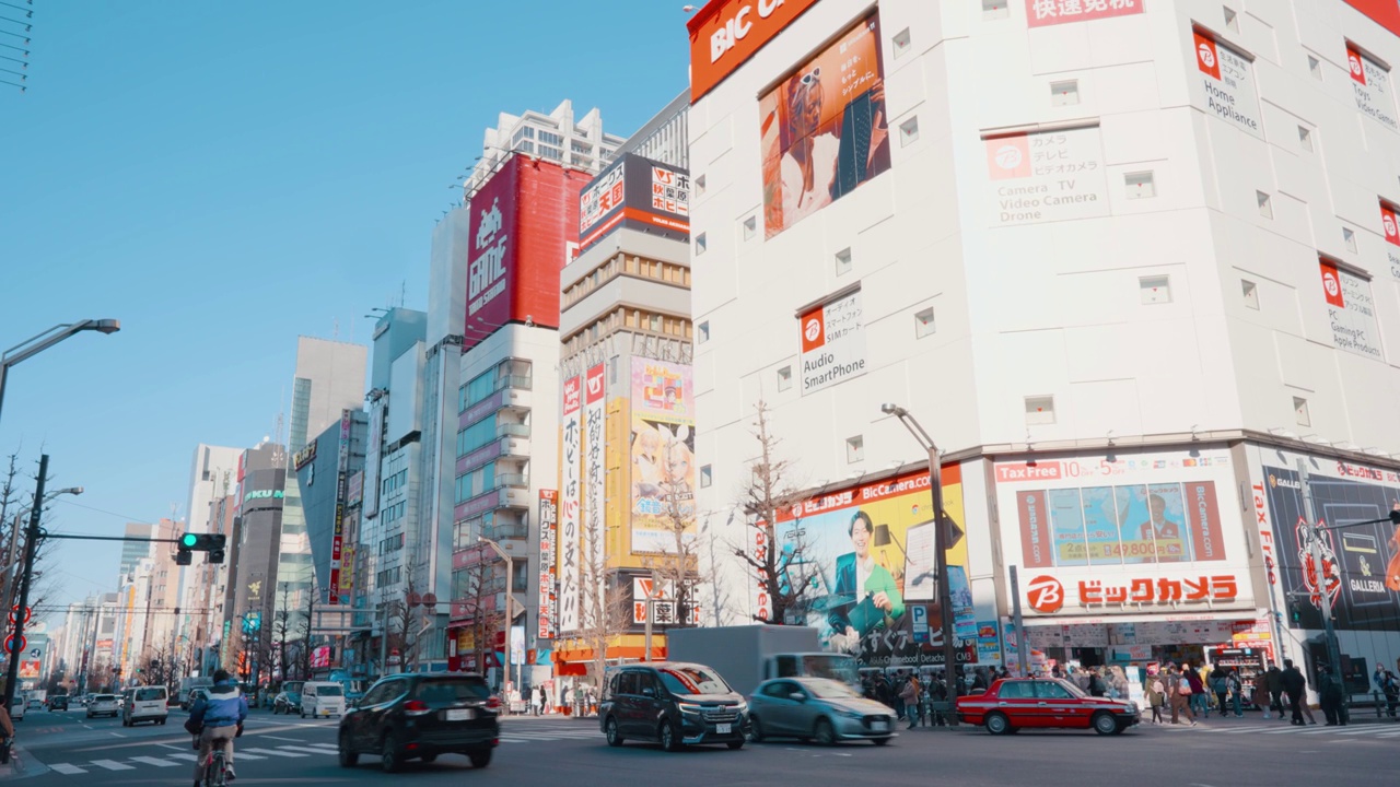 东京秋叶原区视频素材