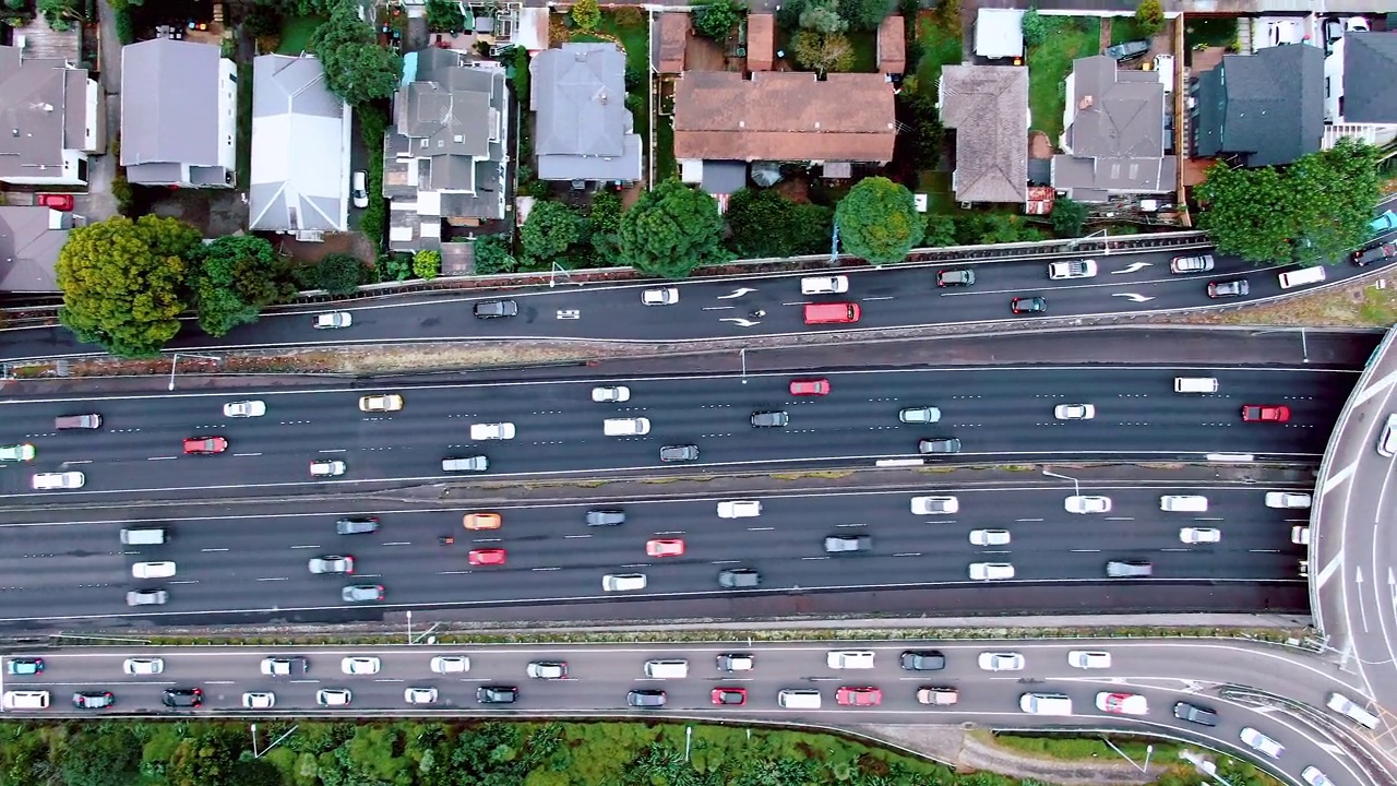 拥挤的公路视频素材