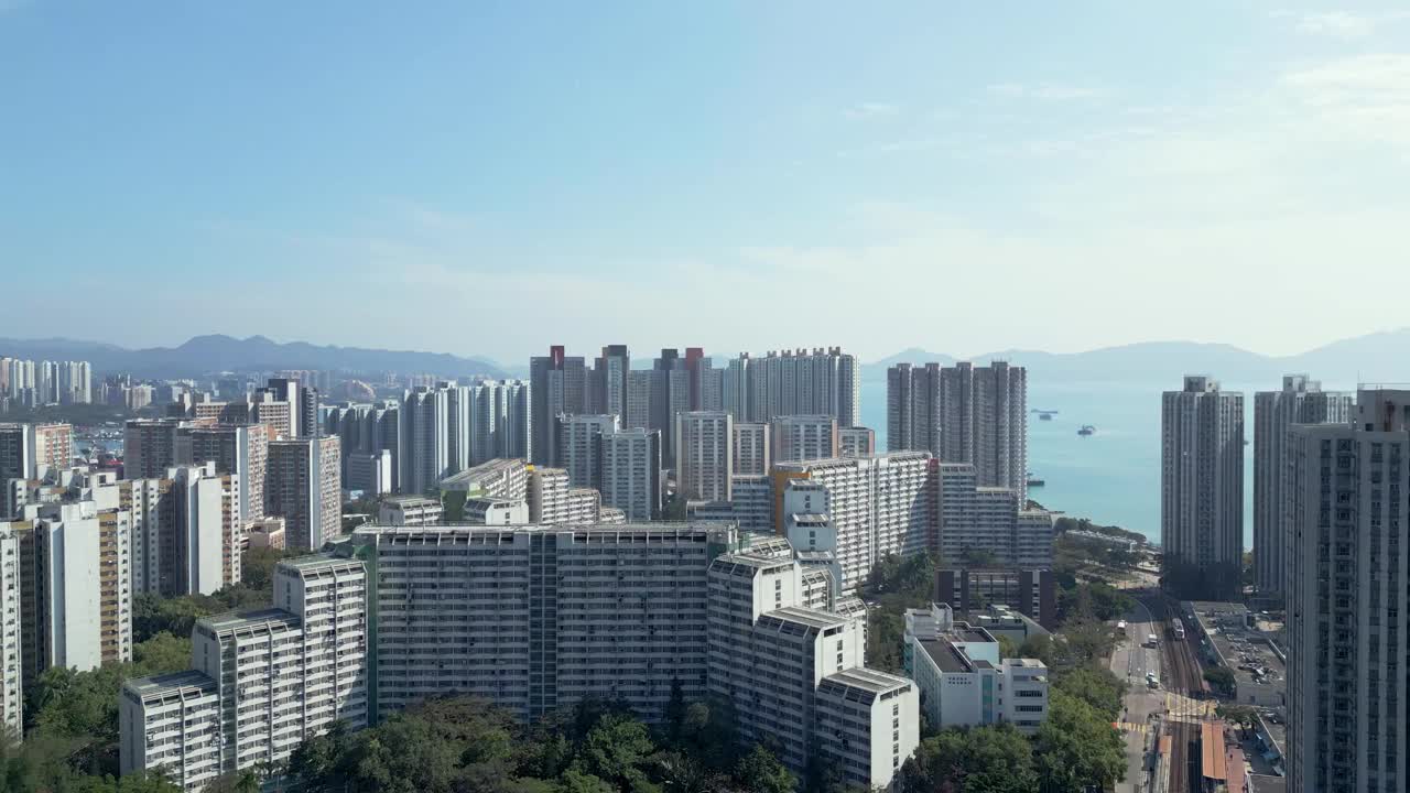 香港屯门蝴蝶邨，2023年1月6日视频素材