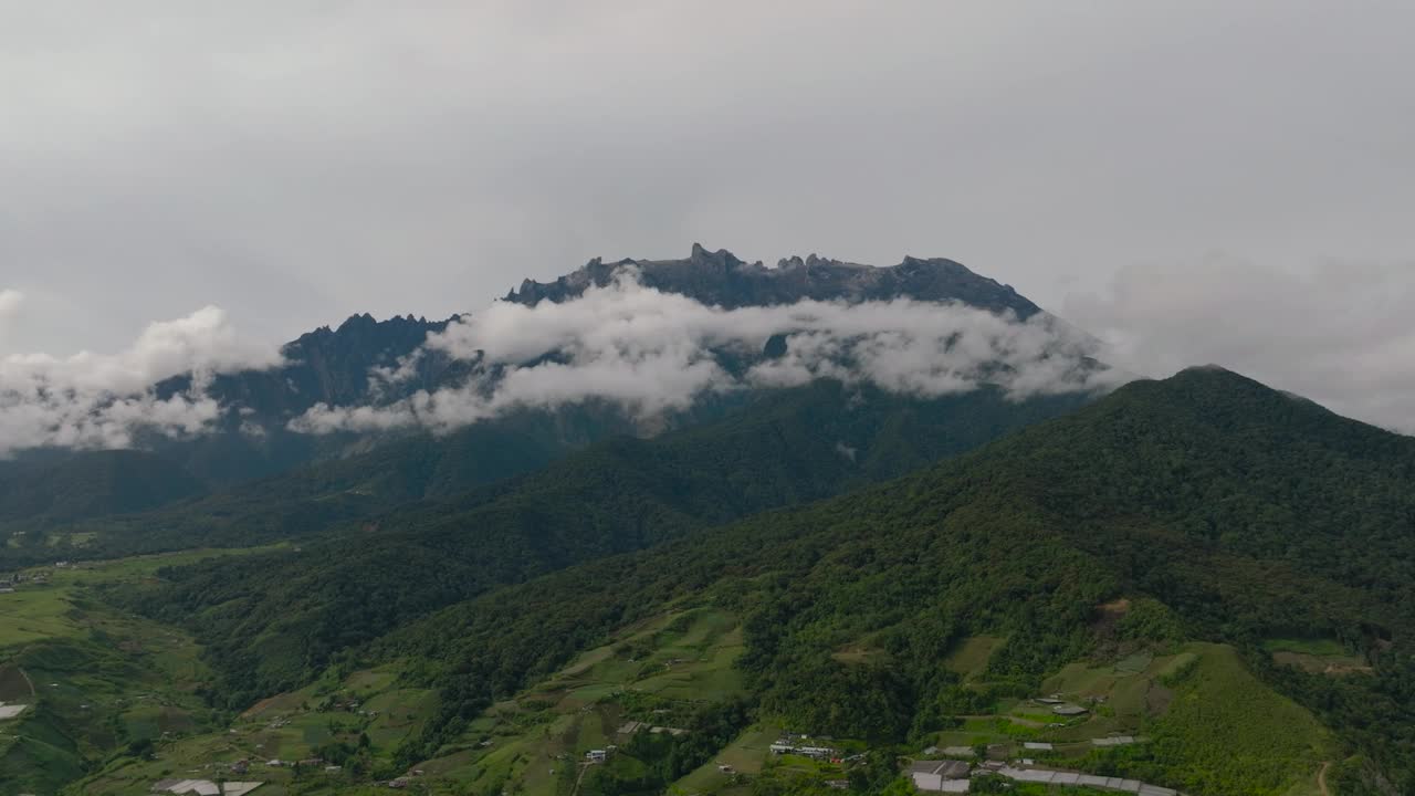 基纳巴卢山。婆罗洲，沙巴，马来西亚。视频素材