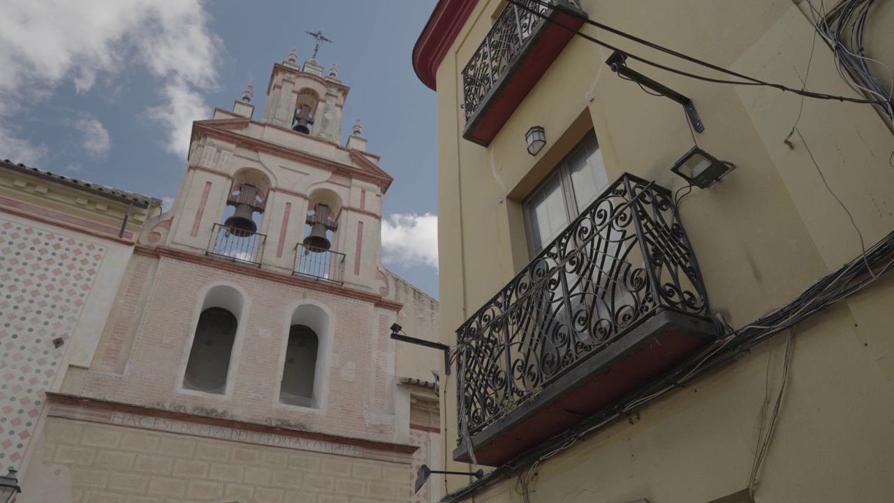 Iglesia de Santa María la Blanca塞维利亚安达卢西亚巴洛克式塞维利亚的珠宝，西班牙视频素材