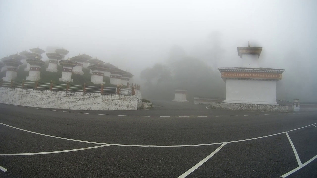 去不丹旅游，风景，文化，环境视频素材