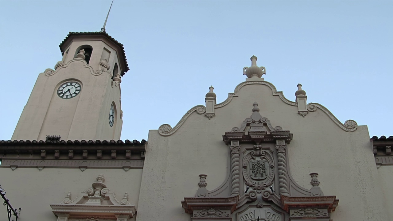 蒙塞拉特学校(国立蒙塞拉特学院)，联合国教科文组织世界遗产，阿根廷科尔多瓦省科尔多瓦市。视频素材