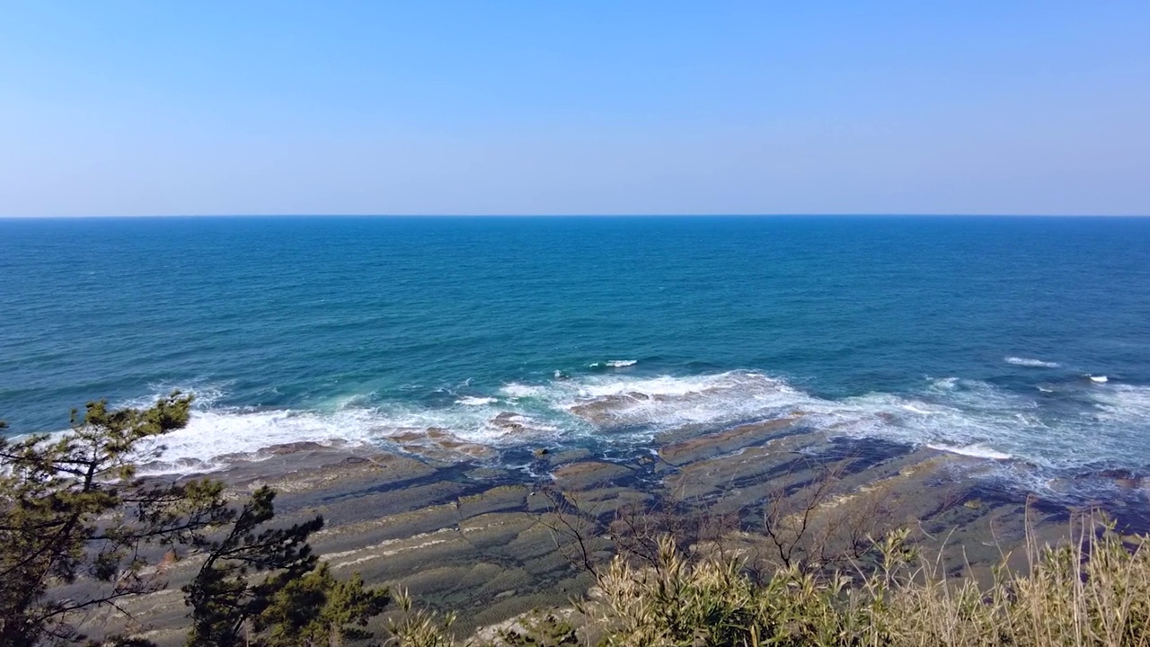 侵蚀海岸视频素材