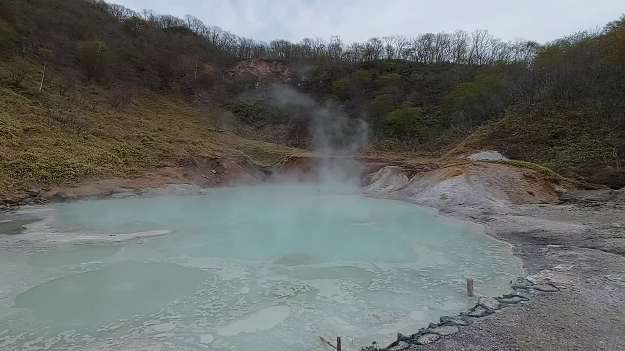 冒泡Jigoku-dani视频素材