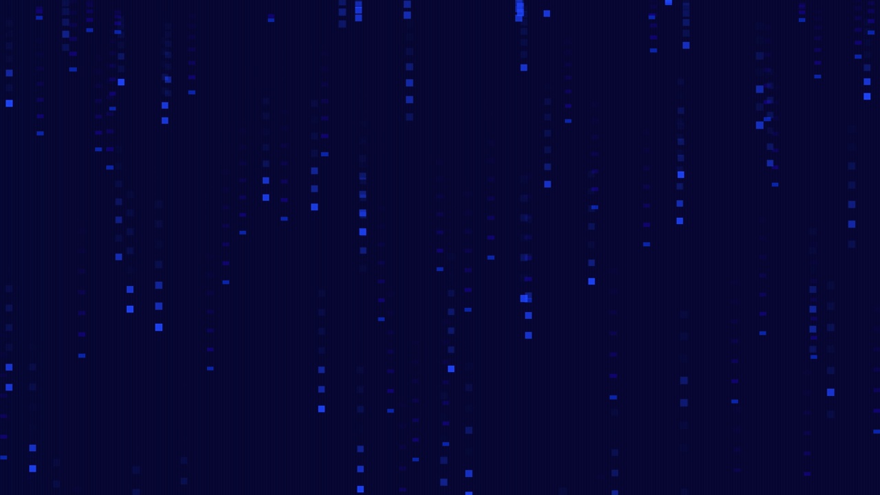 4k矩阵-数字技术的概念视频素材