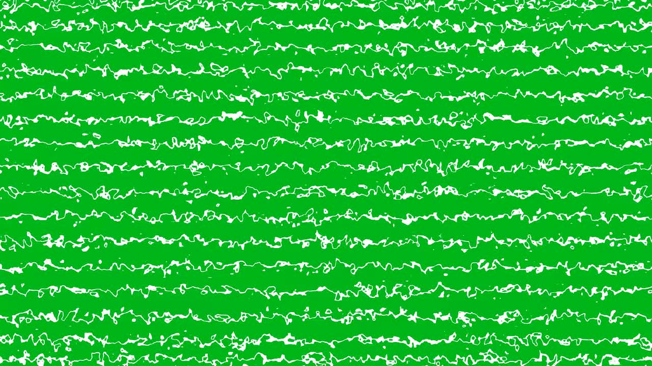 魔术波运动图形与绿色屏幕背景视频素材