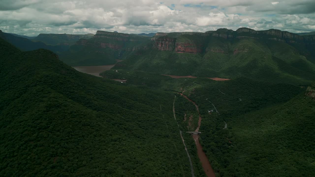 峡谷和Dam_2视频素材