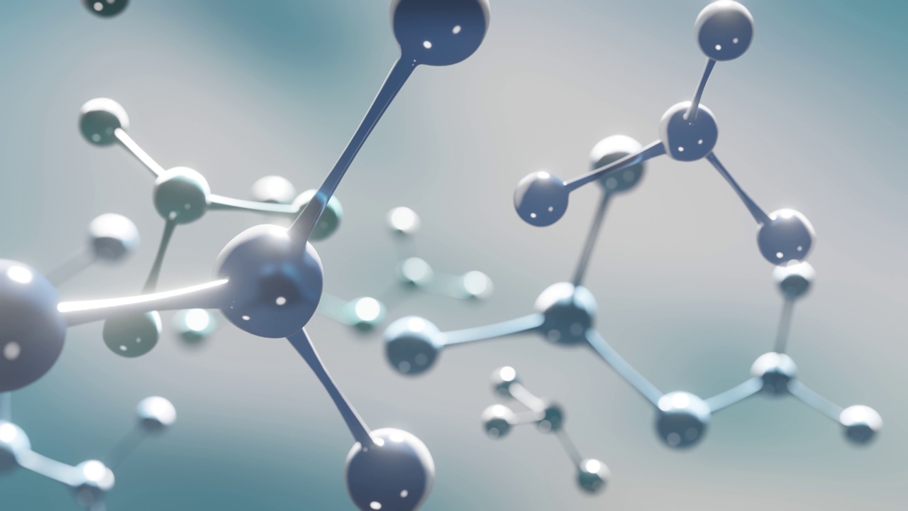 PFAS，永远漂浮在水中的化学物质4k动画视频素材