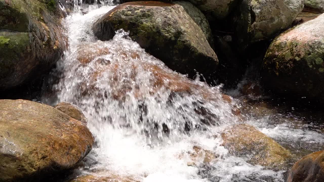 山间小溪视频素材