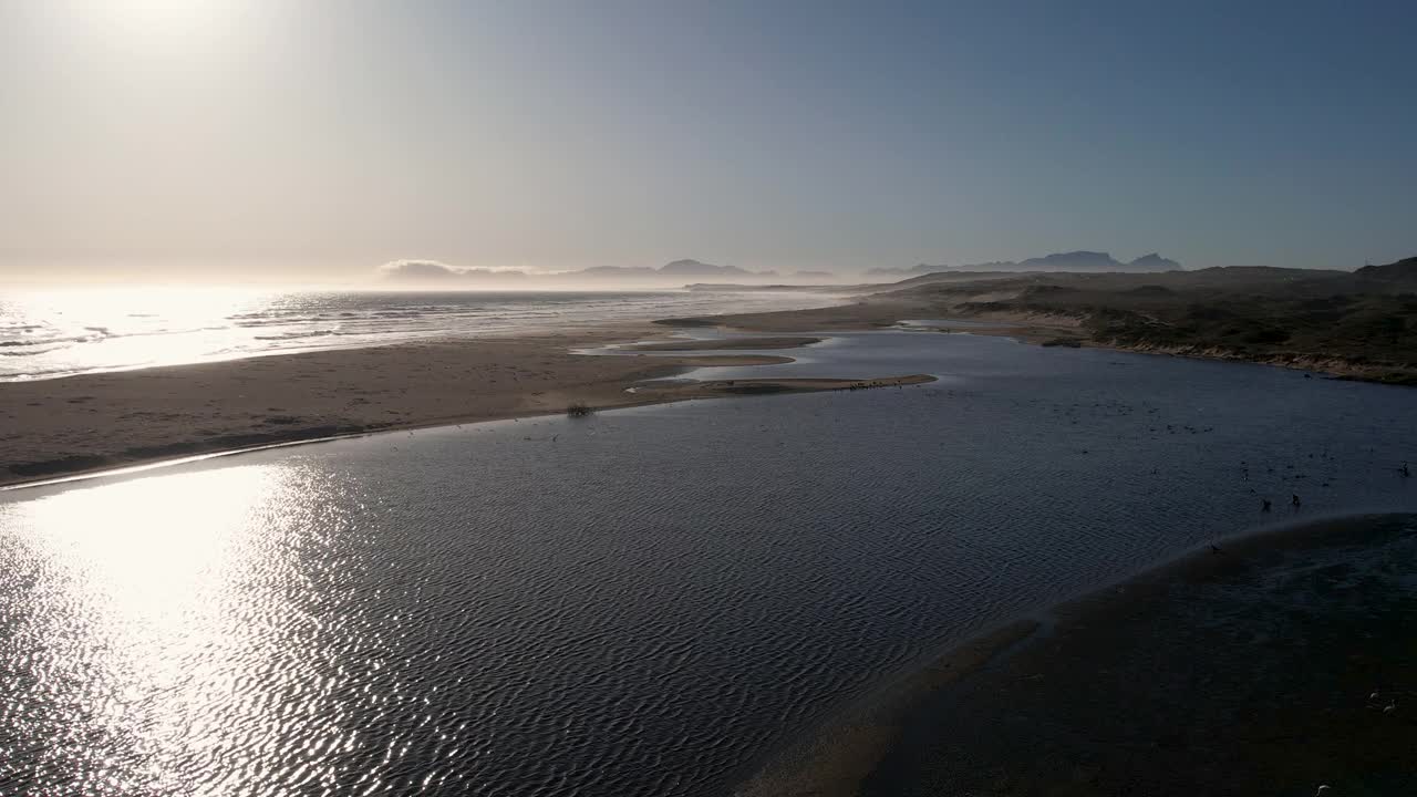 海滩上的日落视频素材