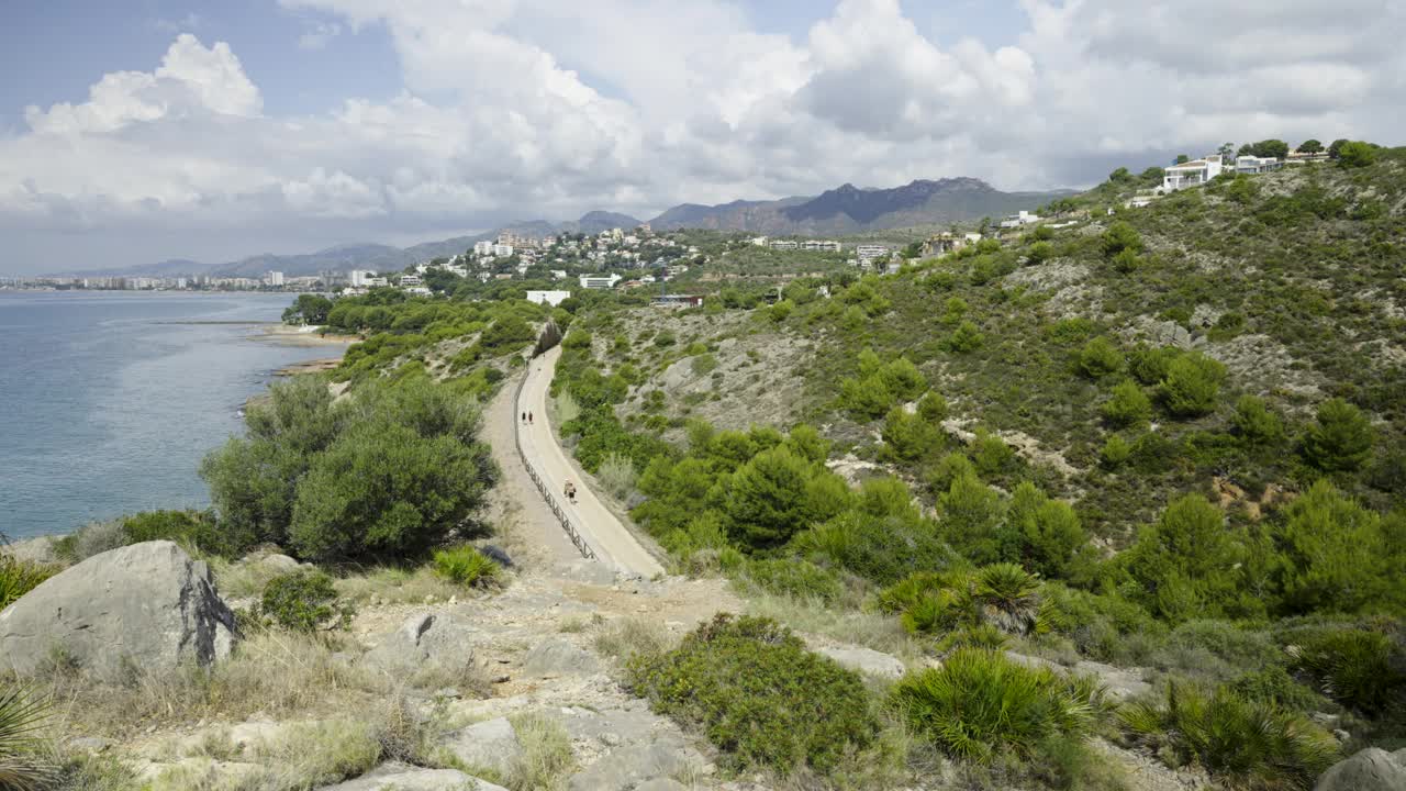 西班牙地中海沿岸视频素材