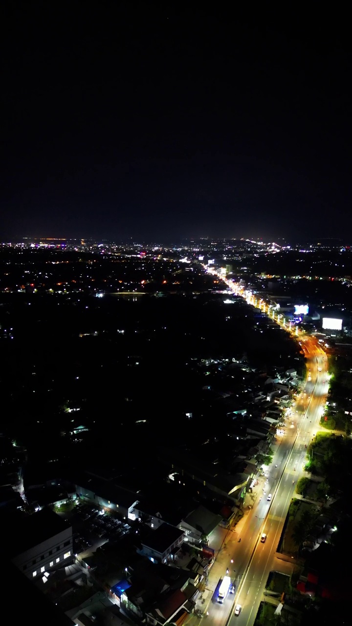 夜间运动:天江路之旅视频素材