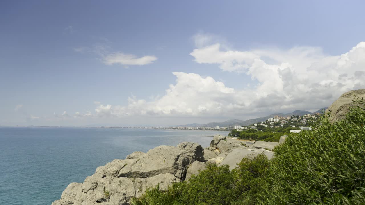 西班牙地中海沿岸视频素材