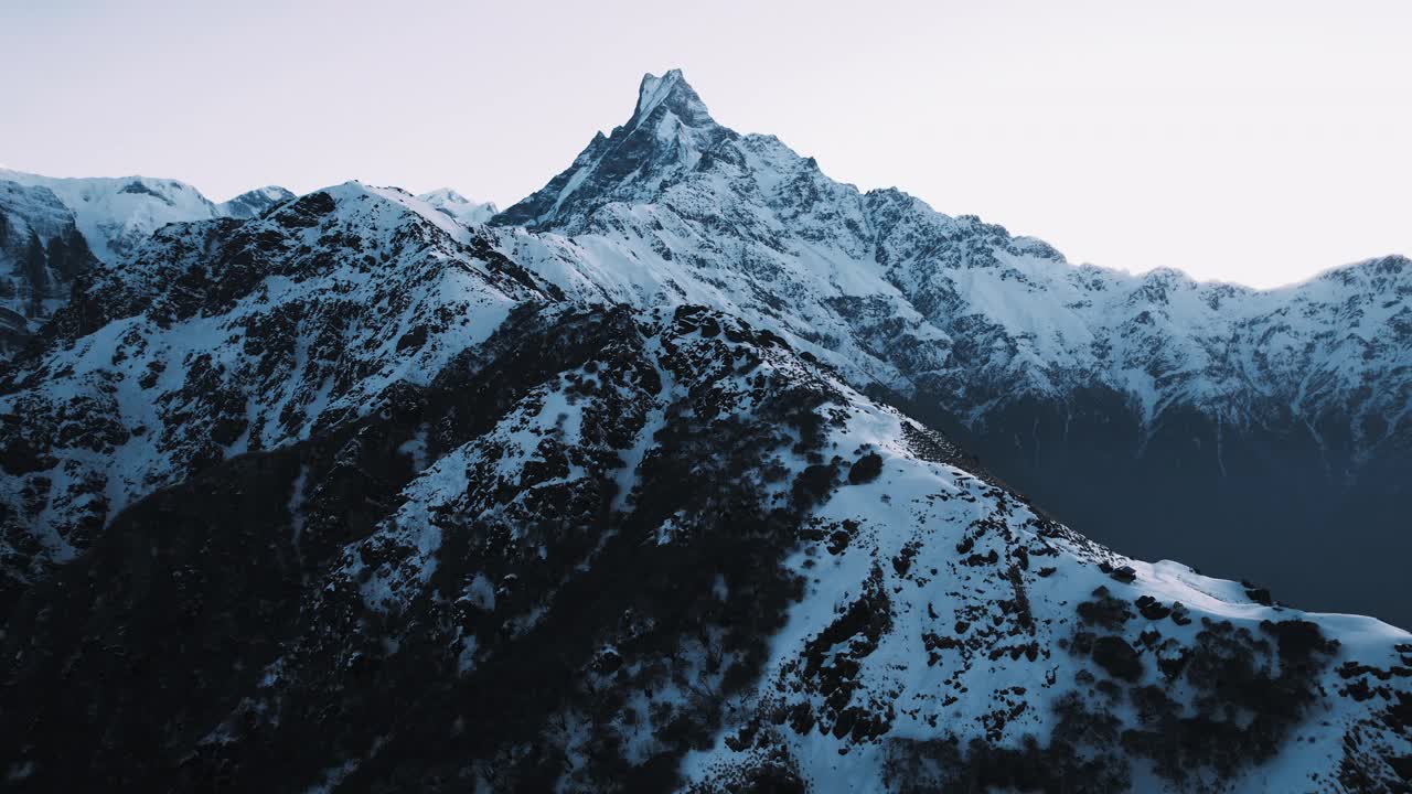 狂热的雪山视频素材