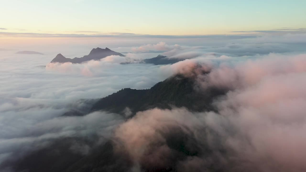 泰国北部的Phu Chi Fa视频素材