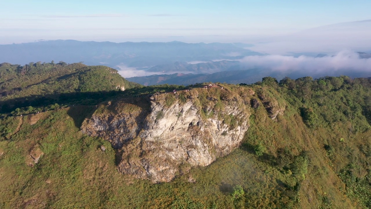 泰国北部的Phu Chi Fa视频素材