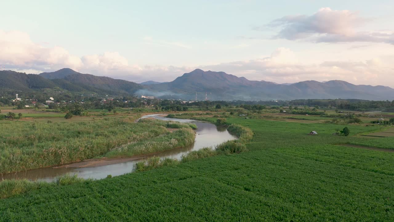 泰国湄洪山省湄Sariang视频素材