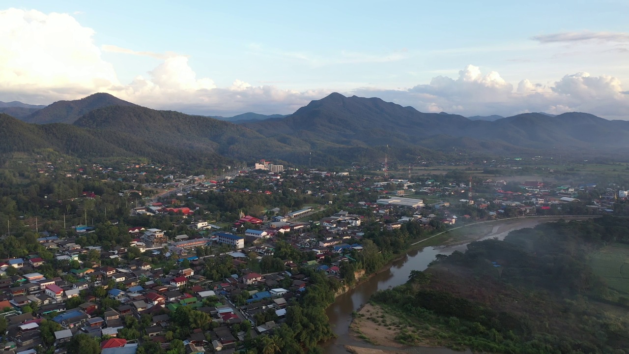 泰国湄洪山省湄Sariang视频素材