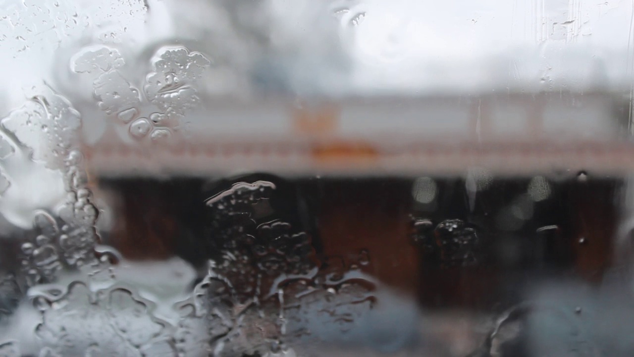 雨滴抽象背景视频素材