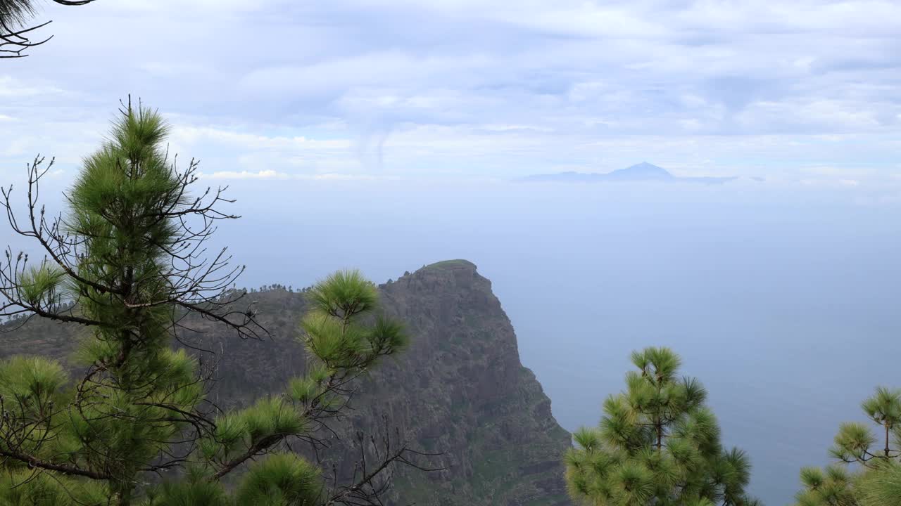 大加那利岛的Tamadaba自然公园视频素材