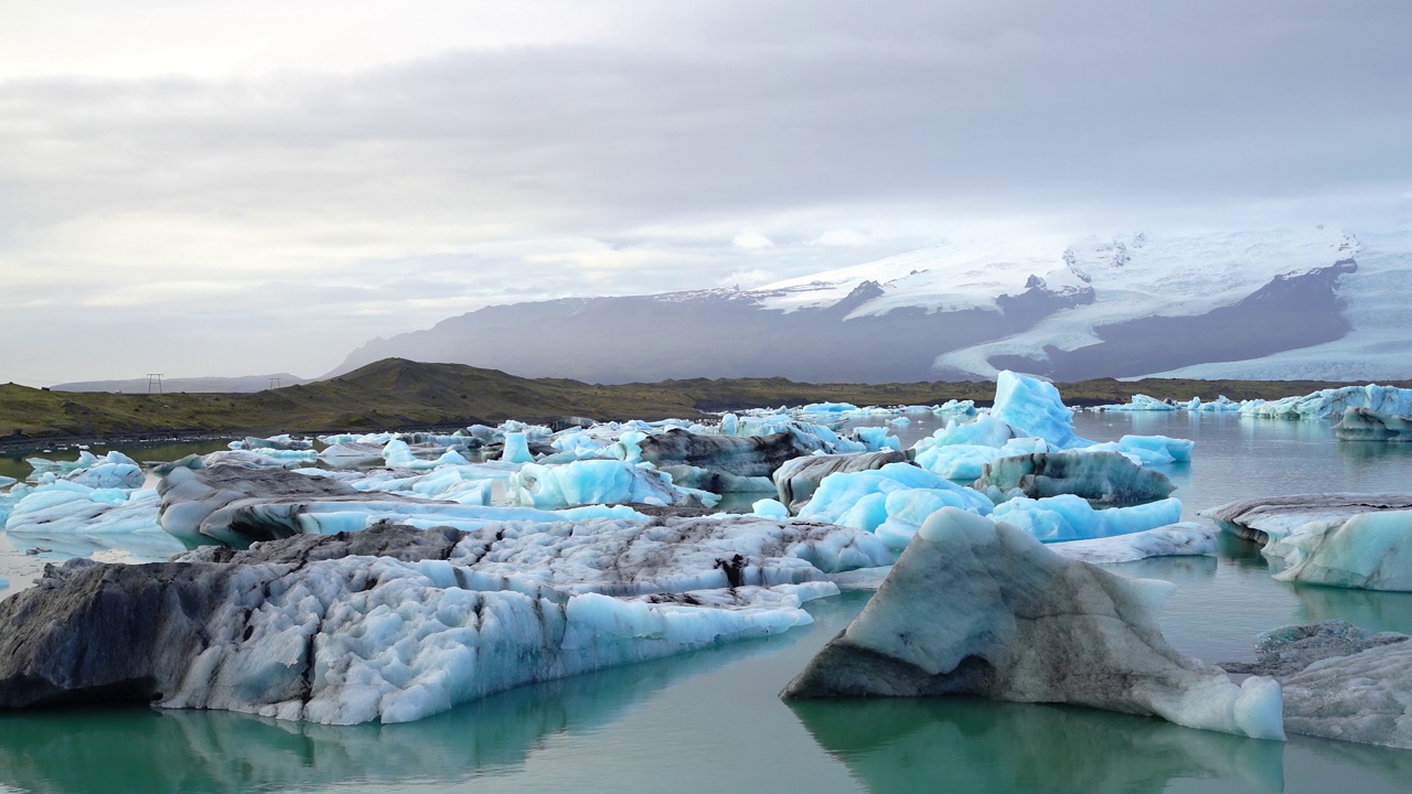 Jokulsarlon冰川泻湖，冰岛视频素材