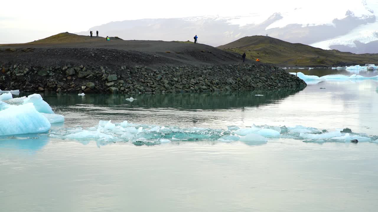 Jokulsarlon冰川泻湖，冰岛视频素材