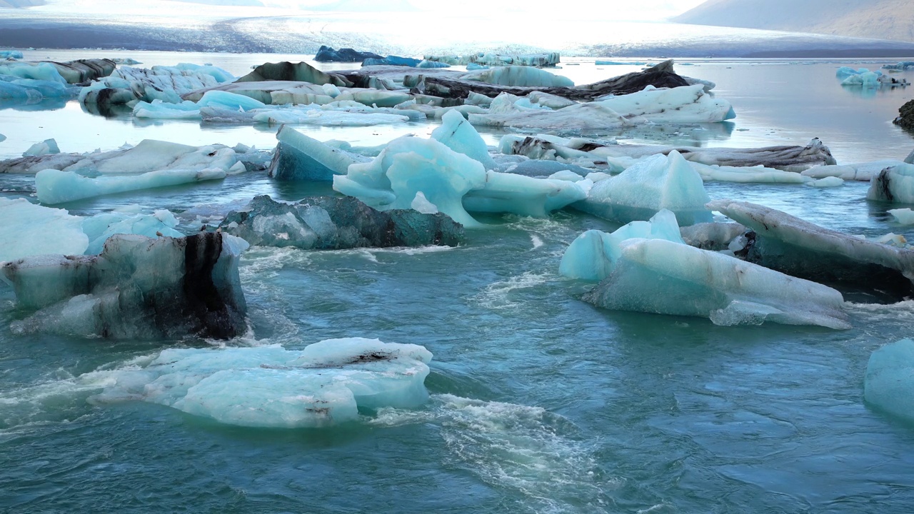 Jokulsarlon冰川泻湖，冰岛视频素材