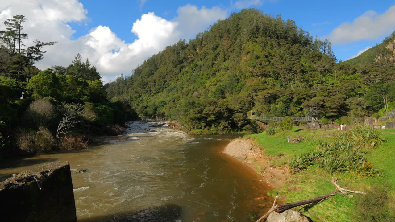 新西兰的流水视频素材