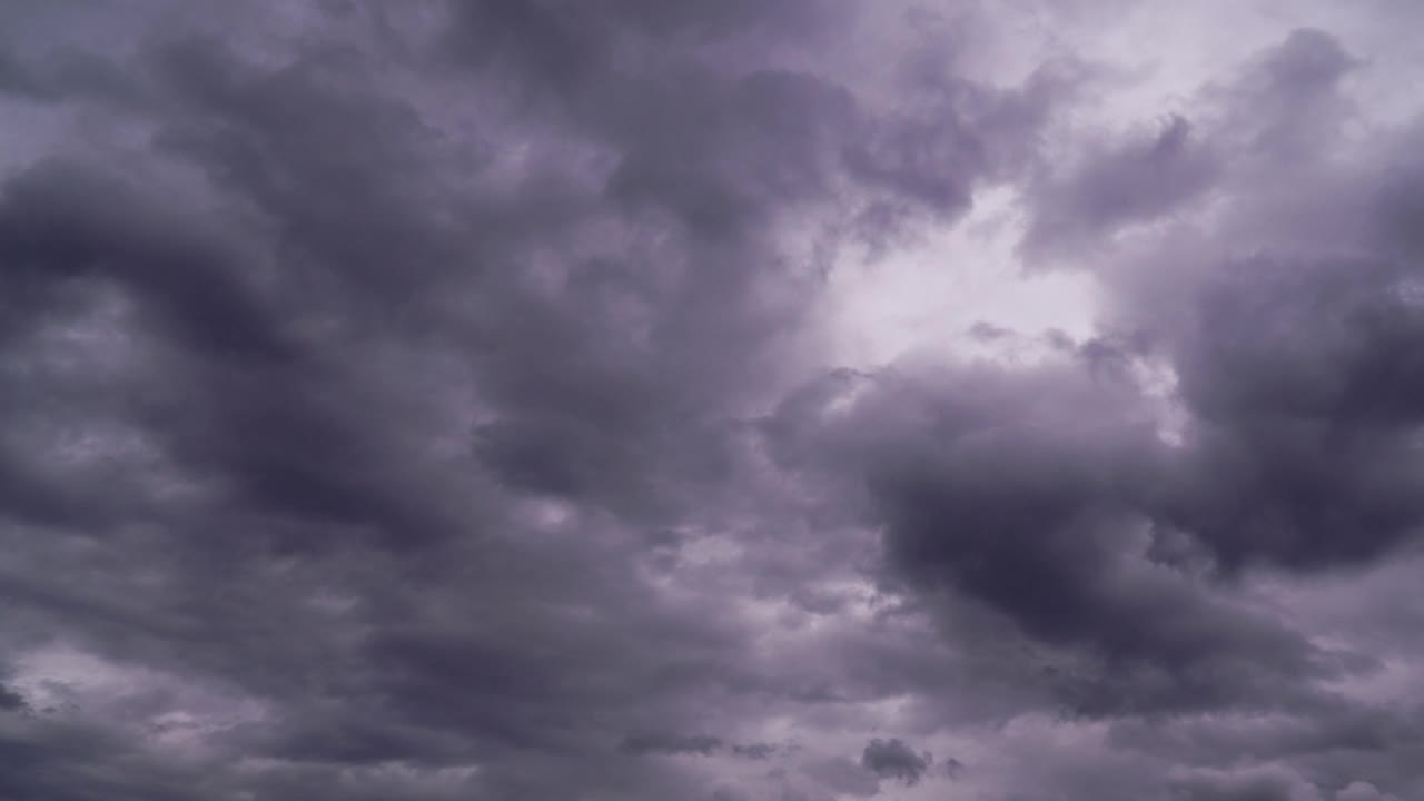 下雨前乌云的延时视频素材