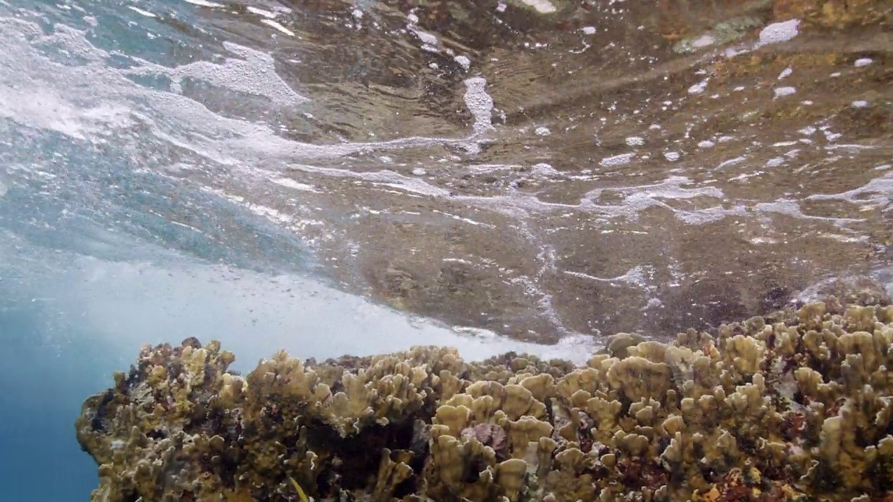 水下波浪图视频素材