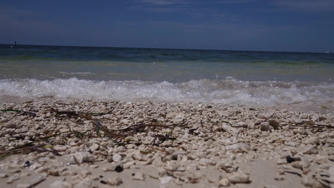 海滩和海浪视频素材