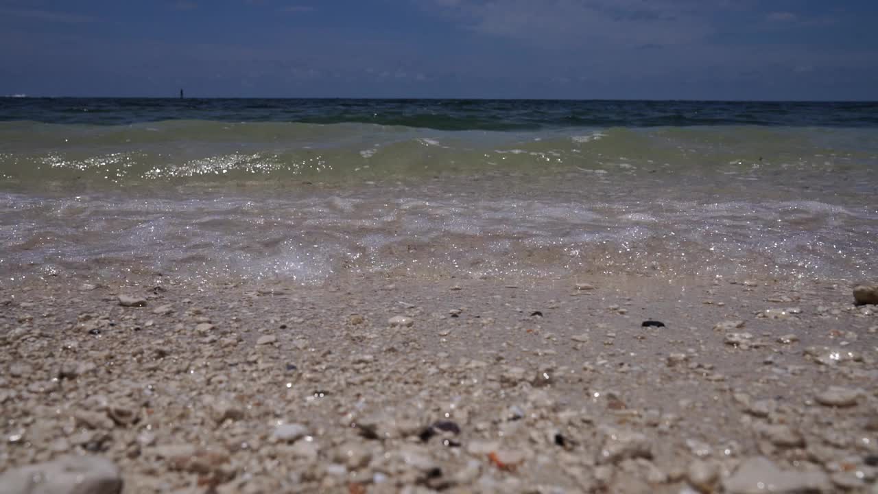 海滩和海浪视频素材