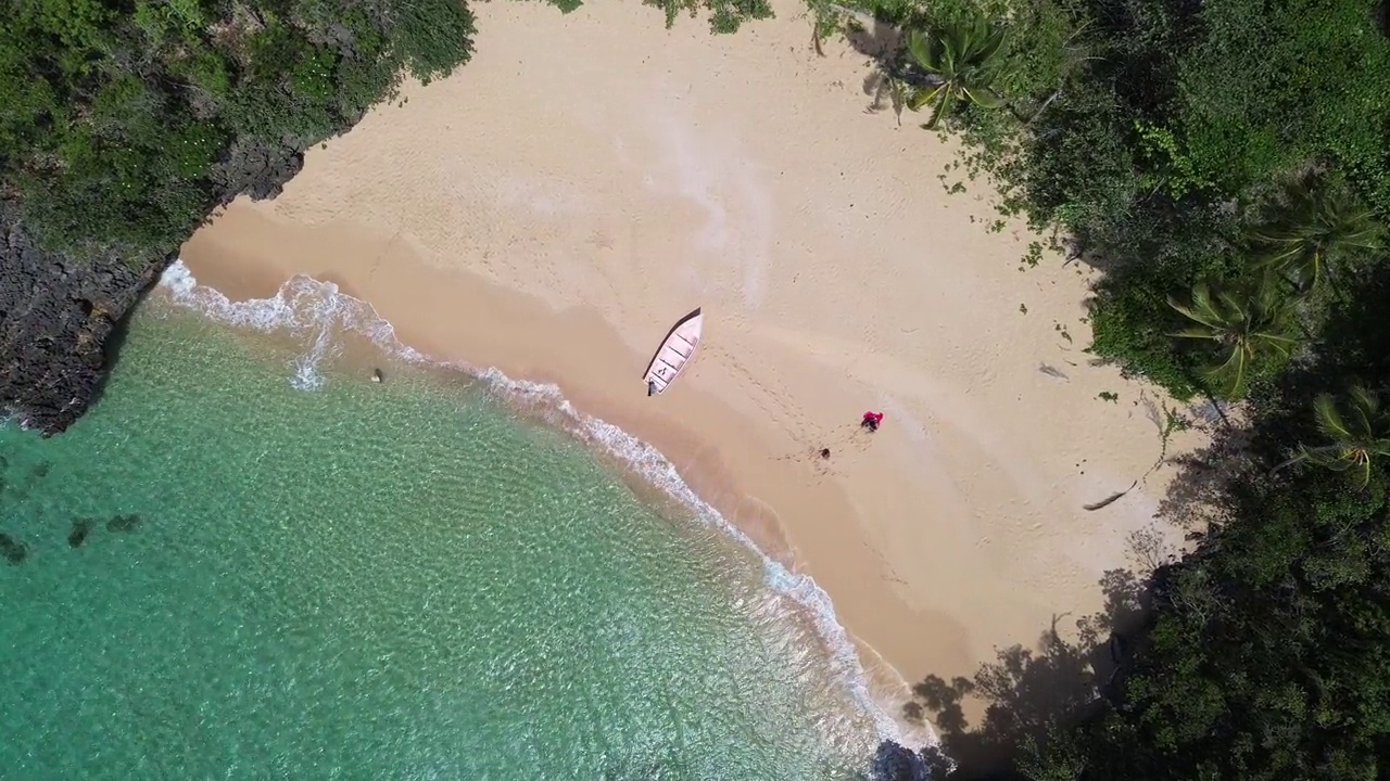 Playa Onda, El Valle，多米尼加共和国萨马纳视频素材