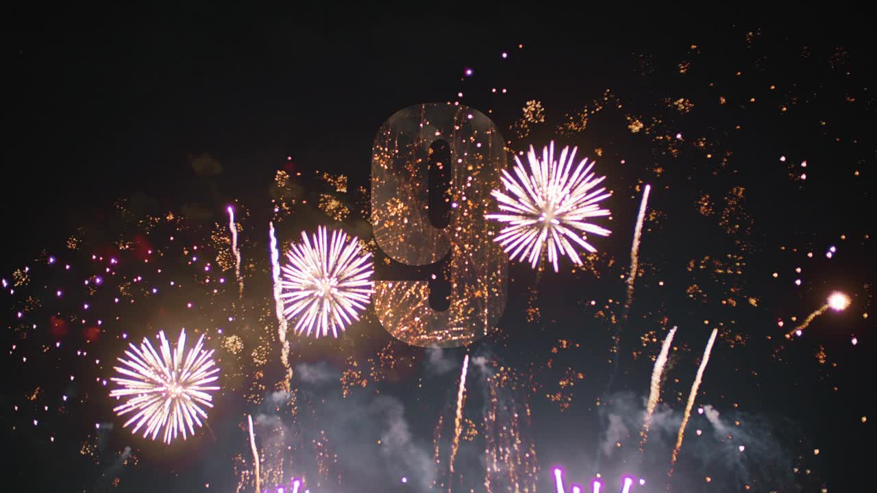 2024年新年烟花视频素材