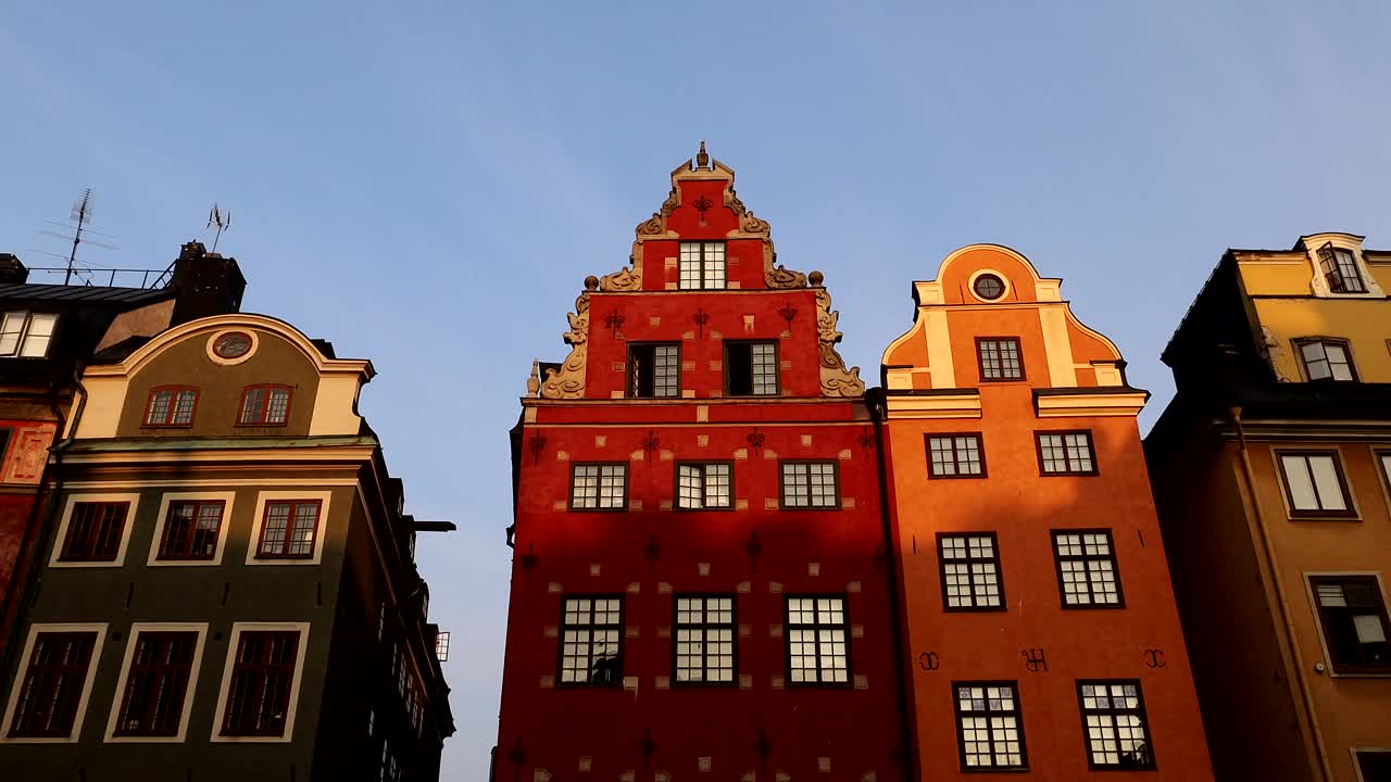 Stortorget,斯德哥尔摩视频素材