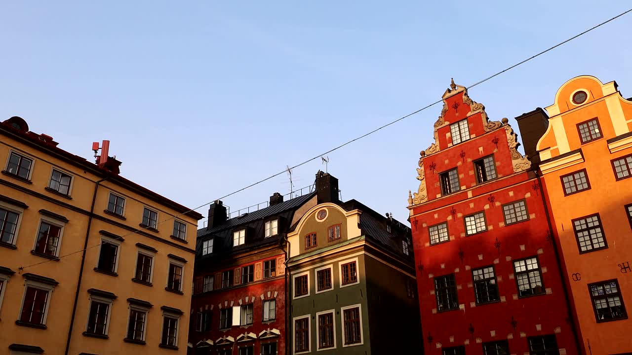 Stortorget,斯德哥尔摩视频素材