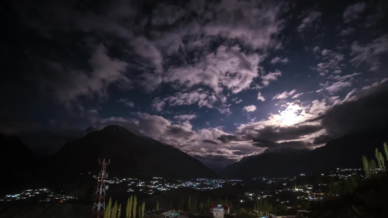 夜空视频素材