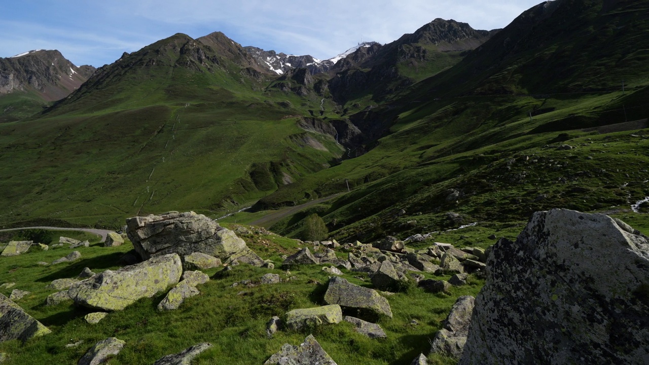 图尔马雷山口，上比利牛斯山，法国视频素材