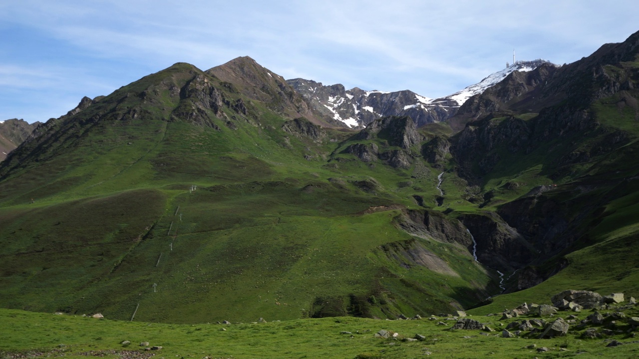 图尔马雷山口，上比利牛斯山，法国视频素材