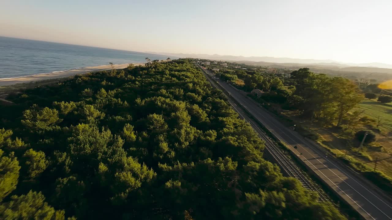 夏天的卡拉布里亚地区和地中海的海滩视频素材