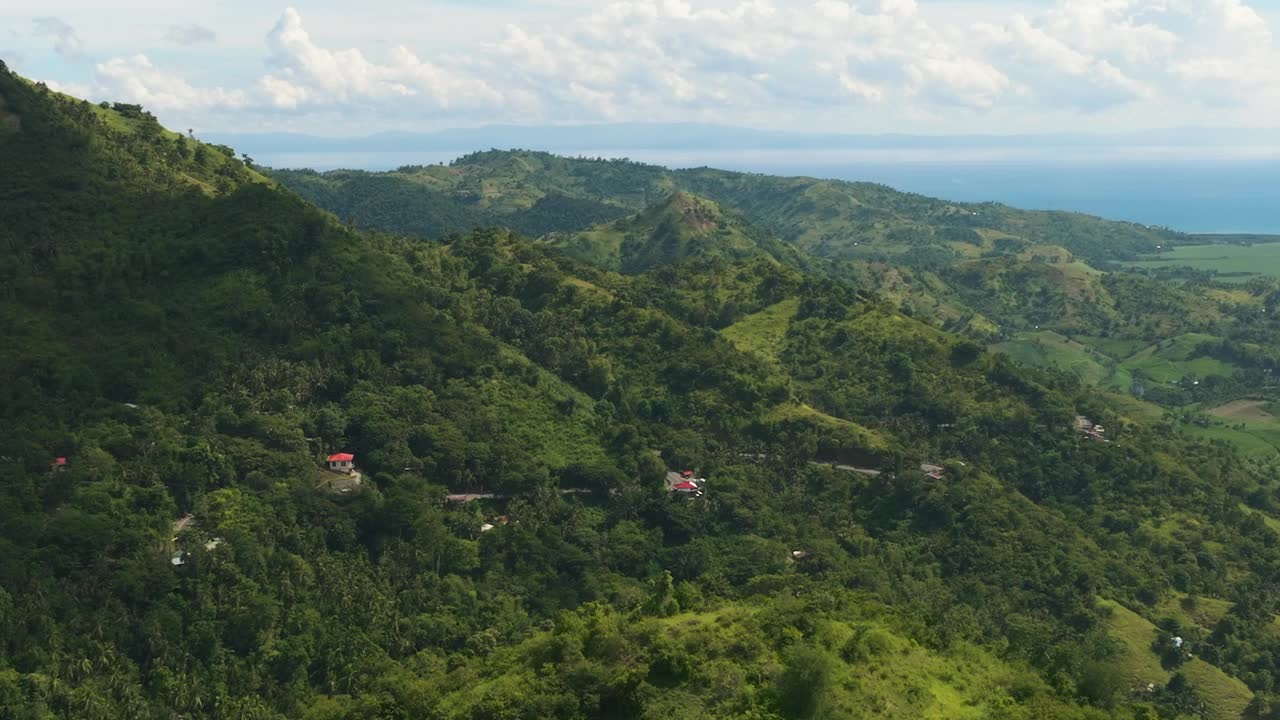 青山绿水。视频素材