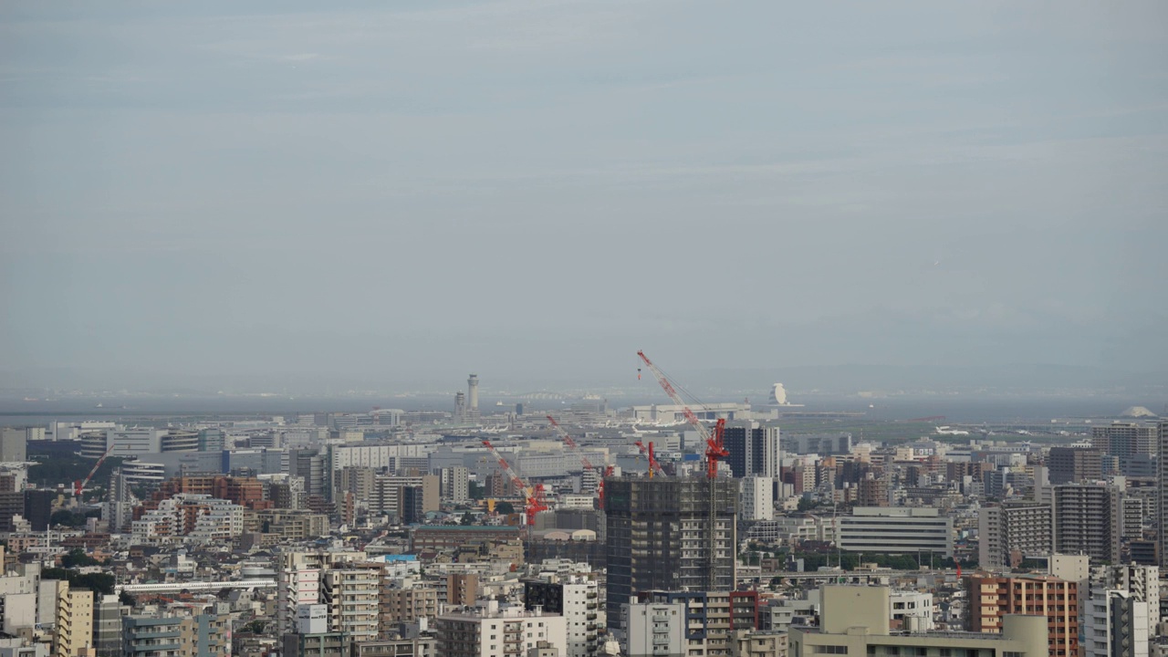 机场飞机起降视频素材