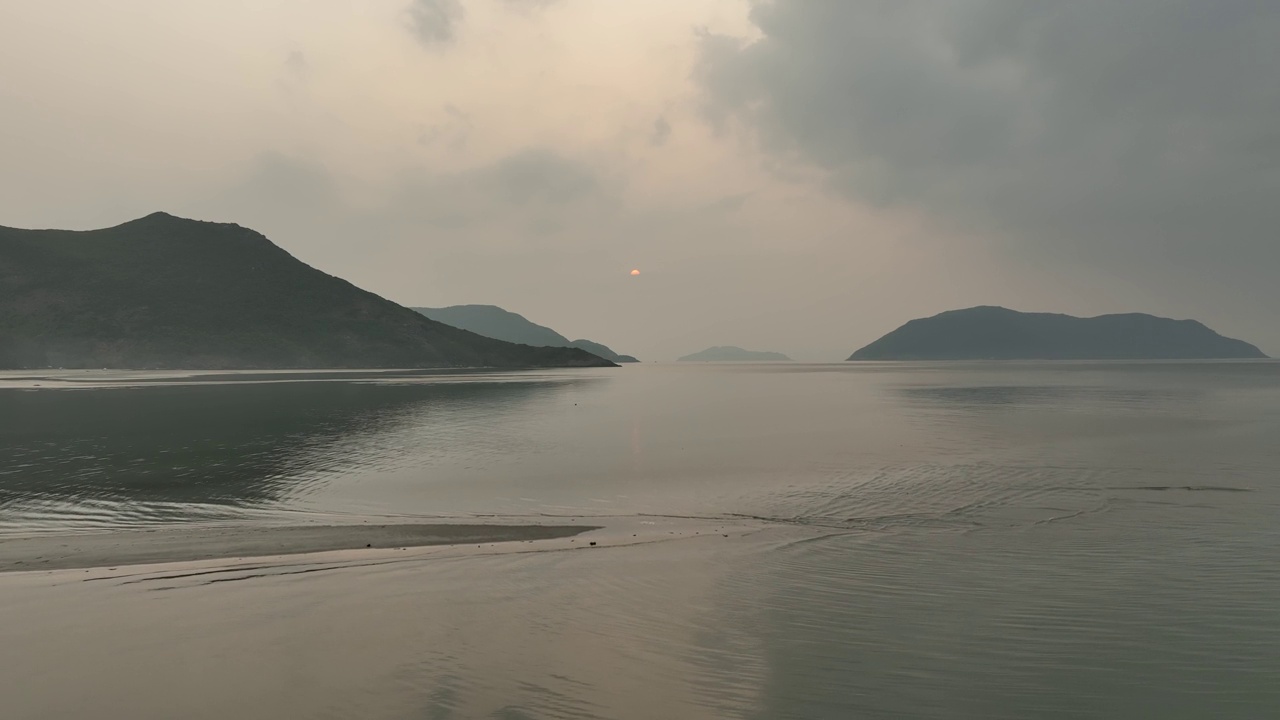 巴里亚头省孔山岛孔岛的老窝海滩退潮时视频素材