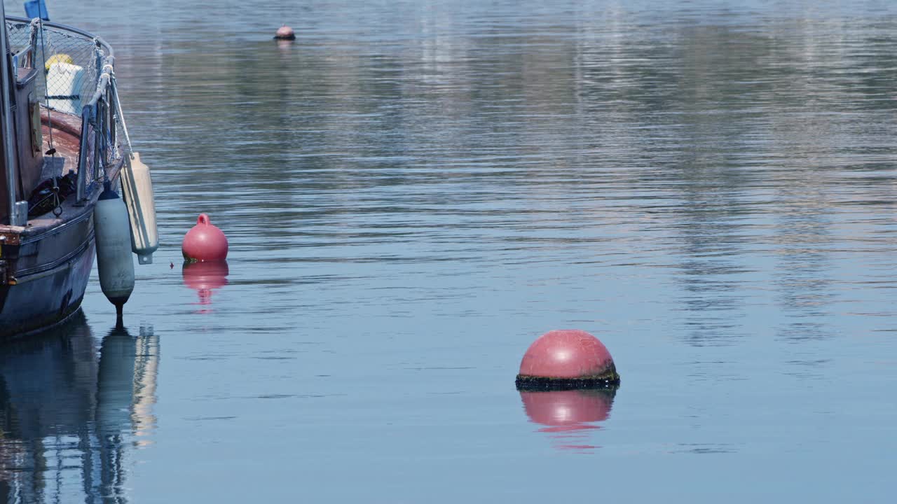 纯净海水视频中的海浮标视频素材