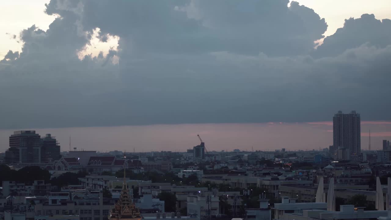 雨云太阳视频素材