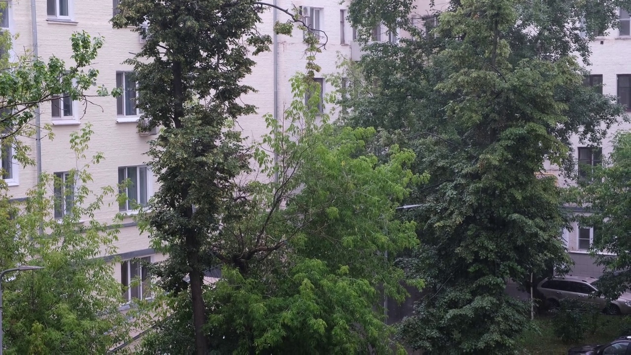 市区有雷雨或大雨视频下载