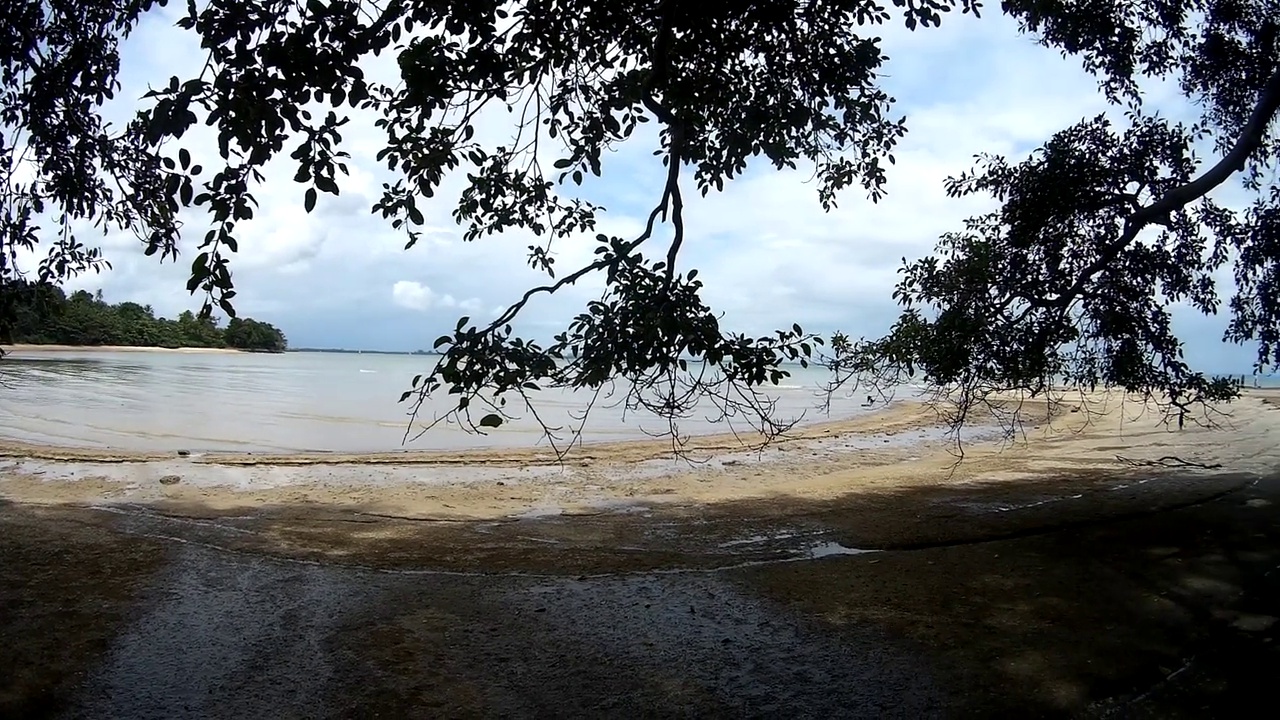 海景和放松的声音，泰国视频素材