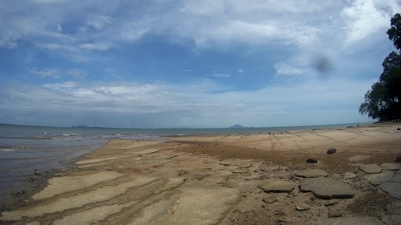 海景和放松的声音，泰国视频素材